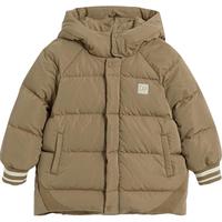 Gap男幼冬季LOGO绗缝立领连帽夹克外套拜年服羽绒服889921