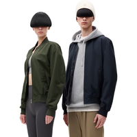 Bananain 蕉内 非常服502Regular男女款休闲棒球夹克 10709470021 黑色 S