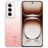 OPPO Reno12 12GB+512GB 柔和桃 超美小直屏 天玑旗舰芯 5G拍照手机【一年无限次前屏后盖碎屏保套装】