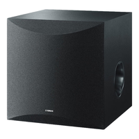 雅马哈(YAMAHA)NS-SW100 音响音箱 家庭影院 有源重低音炮(10英寸/100W) 黑色