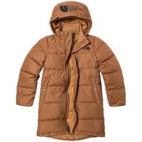 THE NORTH FACE北面童装儿童羽绒服男女童中长款 鹅绒防风保暖外套秋冬|81RR 6R1/棕色 120cm XS（120/60） 120/XS