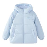 巴拉巴拉儿童羽绒服女童2024冬装中大童拼接连帽加厚保暖外套