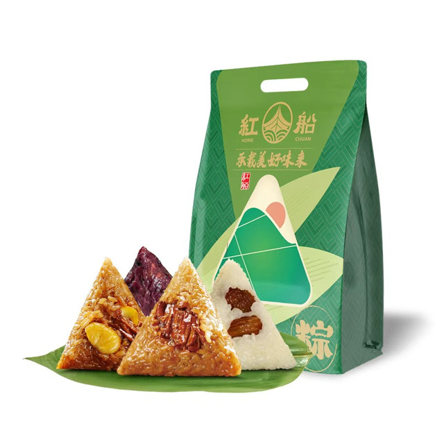红船 豆沙粽 150*6颗  包邮