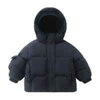 齐齐熊 cicibear宝宝羽绒服冬季连帽儿童保暖冬装上衣宝宝面包服外套冬加厚