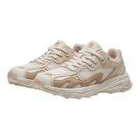 骆驼（CAMEL）漫游户外复古慢跑鞋女休闲运动 K23S09L7014-1 汉玉白/浅棕 36 【女】密网7014-1，汉玉白/浅棕