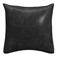 曲美家居沙发 懒人沙发椅复古中古风包豪斯沙发椅子客厅书房卧室阳台单椅 烟墨黑-疯马皮 靠包