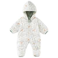 欧孕婴儿羽绒服连体衣冬季宝宝外出衣服保暖秋冬装白鸭绒哈衣爬服
