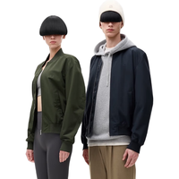 Bananain 蕉内 非常服502Regular男女款休闲棒球夹克 10709470021 岩石蓝 XL