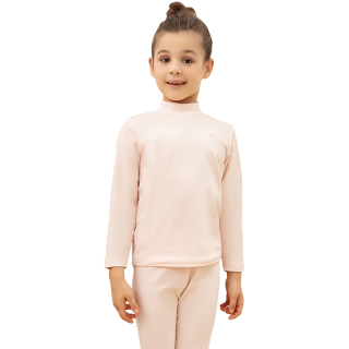 SCHIESSER KINDER童装女童棉质半高领长袖长裤保暖套装E6/18615W 粉红7703 160