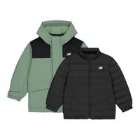 New Balance nb童装 男女童冬季防风保暖内胆两件套装羽绒服