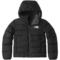 THE NORTH FACE 北面童装两面穿羽绒服女童保暖鹅绒|84N6 JK3/黑色 130cm S（130/64）充绒量约98g