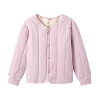 YeeHoO英氏儿童打底衫秋冬男女童3层加厚保暖亲肤轻盈百搭打底校服 紫色 110cm