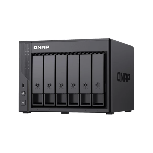 威联通（QNAP）Qu605家庭存储 16G内存 六盘位网络存储NAS私有云 AI相册手机备份 网盘互联文件服务器