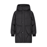 SNOWFLYING/雪中飞 保暖 女童羽绒服 连帽 黑色 130