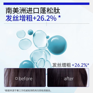  ehd 蓬松控油 洗发水护发膜套装  8ml*6