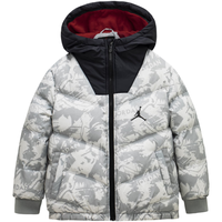 NIKE JORDAN 耐克AJ童装男童短款羽绒服冬季儿童保暖上衣 幻影灰色 160/80(XL)