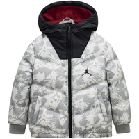 NIKE JORDAN 耐克AJ童装男童短款羽绒服冬季儿童保暖上衣 幻影灰色 160/76(L)