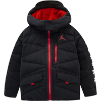 NIKE 耐克童装男童短款羽绒服冬季儿童保暖上衣外套 正黑色 120/60(6)