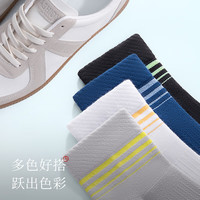 金利来男士袜子男7A级抗菌防臭短袜透气吸汗中筒袜休闲运动袜5双装 短袜463-灰色*2、玄黑色*2、宝石蓝*1 5双 均码