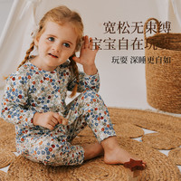 英氏A类新生婴儿贴身睡衣睡袋婴幼儿连体睡衣宝宝竹纤维一体睡衣