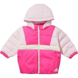 adidas 保暖 儿童羽绒服  粉色/玫红 92