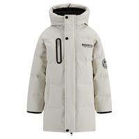 雪中飞 kids童装儿童羽绒服男童字母印花女童中长款羽绒服