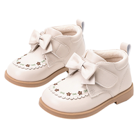 可爱加绒婴幼儿童短筒靴23年冬季女童靴子棉靴保暖时装靴