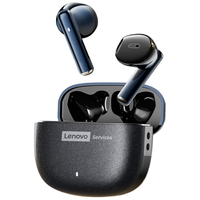 移动端、京东百亿补贴：联想 无线蓝牙耳机半入耳式音乐游戏运动跑步降噪长续航强音质2025最 黑色