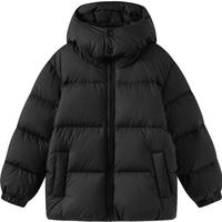  balabala/巴拉巴拉 保暖 儿童羽绒服  黑色90001 白鸭绒(番鸭绒) 140cm（充绒量110g）