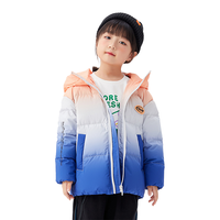 【面包服】儿童羽绒服男童冬季女童中大童连帽渐变色羽绒外套
