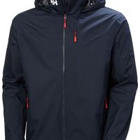 HELLY HANSEN, HH Helly-Hansen H/H海丽汉森男士Crew 2.0防水防风连帽夹克外套城市通勤日常休闲 597 Navy XX-Large