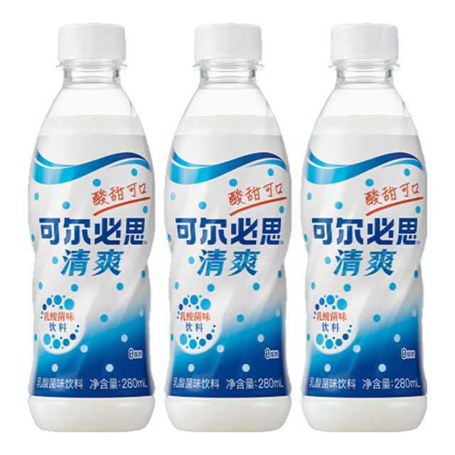 可尔必思 乳酸菌原味280ml*3瓶