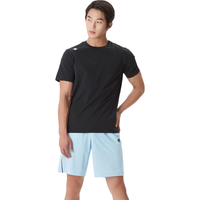 迪桑特(DESCENTE)迪桑特(DESCENTE)男士运动圆领夏季吸汗透气短袖T恤黑色 M(90)