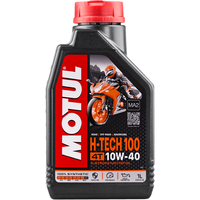 摩特（MOTUL）H-TECH100摩托车全合成机油 1L【免费上门保养】