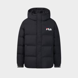 FILA 斐乐 男装运动羽绒服男士休闲简约舒适百搭柔软保暖基础连帽外套