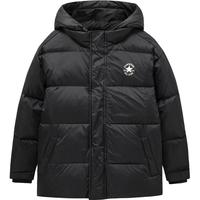匡威儿童羽绒服冬季男童加厚面包服女童红色保暖外套童装冬装