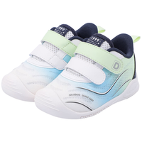 江博士春季男女宝宝可爱婴儿舒适步前鞋透气网布国货学步儿童鞋 米/蓝/绿 20 脚长约11.4-11.9