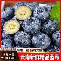 百亿补贴：沃耶 云南蓝莓 18mm+ 大果 新鲜水果