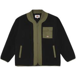 Dickies 男士保暖夹克 时尚拼接拉链外套11259 黑色 M