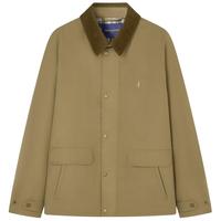 TEENIE WEENIE Men小熊男装简约外套2025春季休闲复古时尚潮流夹克 深卡其色 L