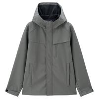 佐丹奴外套男秋冬户外软壳衣城市风多口袋男生连帽登山服01074705