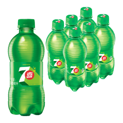百事 7喜 碳酸汽水饮料 300ml*6瓶