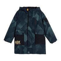 【90绒】男童羽绒服2025冬季儿童保暖中长款连帽防风外套
