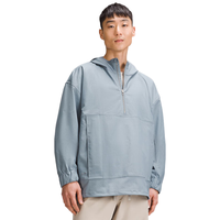 露露乐蒙lululemon丨Twill 男士斜纹半拉链外套 LM3EZOS 比利时蓝牛 L