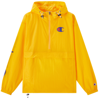 Champion【品牌】秋冬袖边胶印草写LOGO拉链套头夹克时尚休闲系列