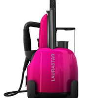 Laurastar Lift Plus Pinky Pop 三合一熨烫站,可增加熨烫和清洁衣服,卫生蒸汽,自动绕线器,铝 3D 鞋底,垂直熨烫,可拆卸