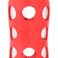 Lifefactory 473ml玻璃水杯 防摔硅胶套 可洗碗 便携运动杯