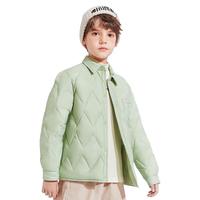 雪中飞 SNOWFLYINGkids儿童羽绒服2024秋冬男童中大童女童网格轻薄羽绒服
