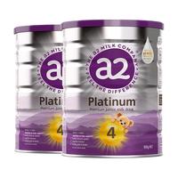 艾尔a2紫白金4段儿童调制乳粉A2蛋白质3岁以上四段900g*2罐