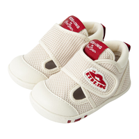 kids.ing学步鞋1-2岁婴儿鞋男女宝宝鞋网面防滑软底透气 米色（春夏） 19  19码-内长12.5cm